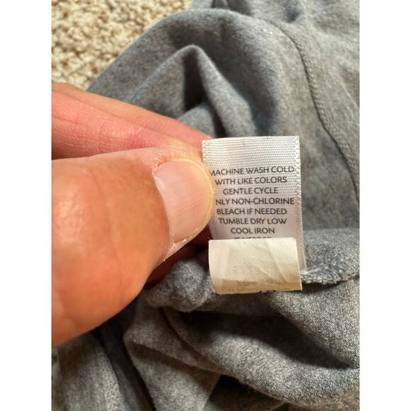 J. Jill Women's Gray T-Shirt Dress, size MP, MEDIUM PETITE, Stretchy & SOFT! - Picture 5 of 6